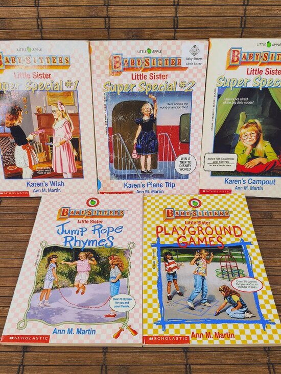 Scholastic Other - Lot 5 Babysitters Little Sister Super Special 1 2 6 Jump Rope Playground Martin